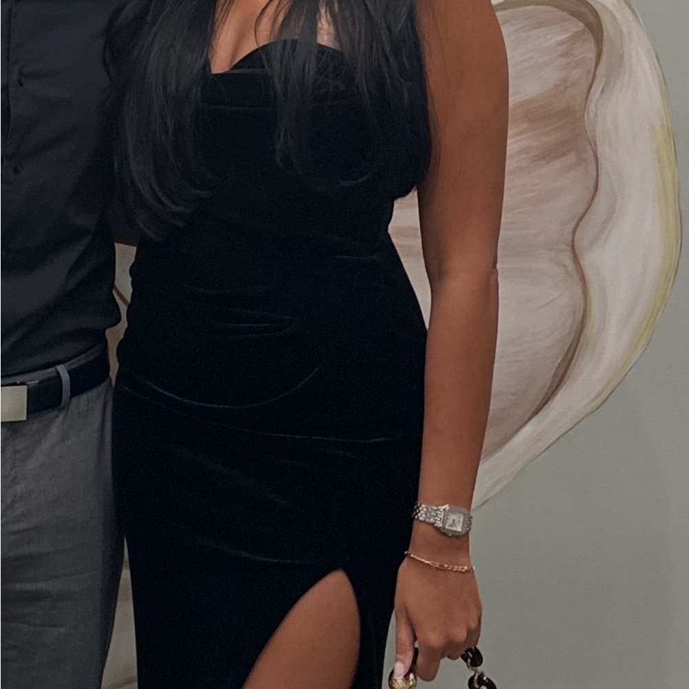 Nookie Black Velvet Dress